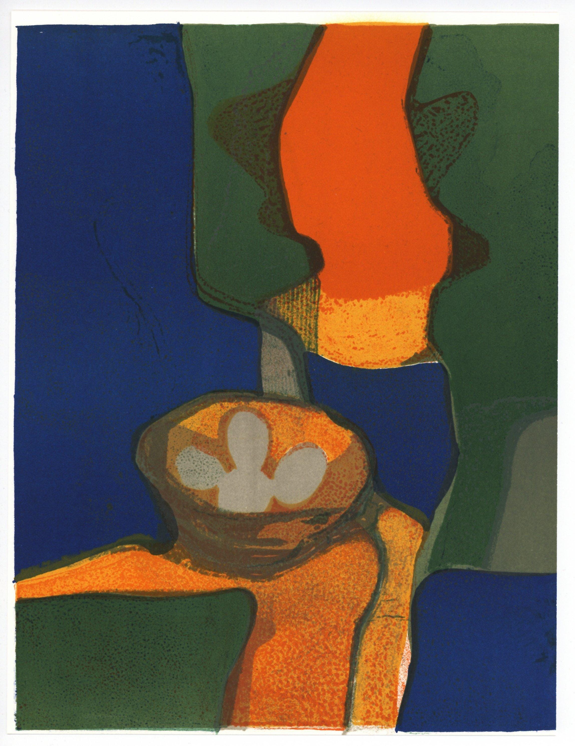 André Minaux, Composition, L'Odyssée, Limited Edition Lithograph