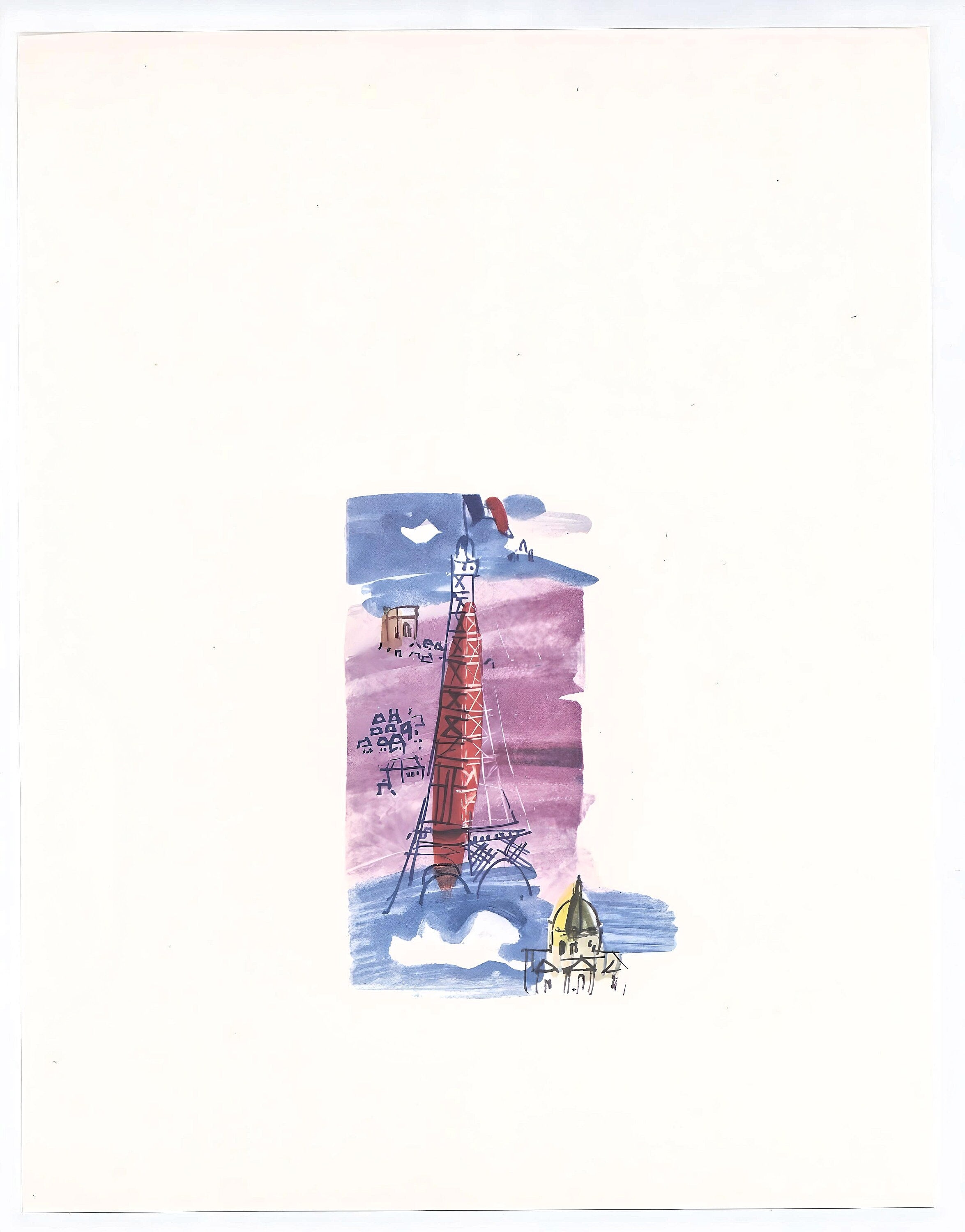 Raoul Dufy, Paris libéré, Vacances forcées