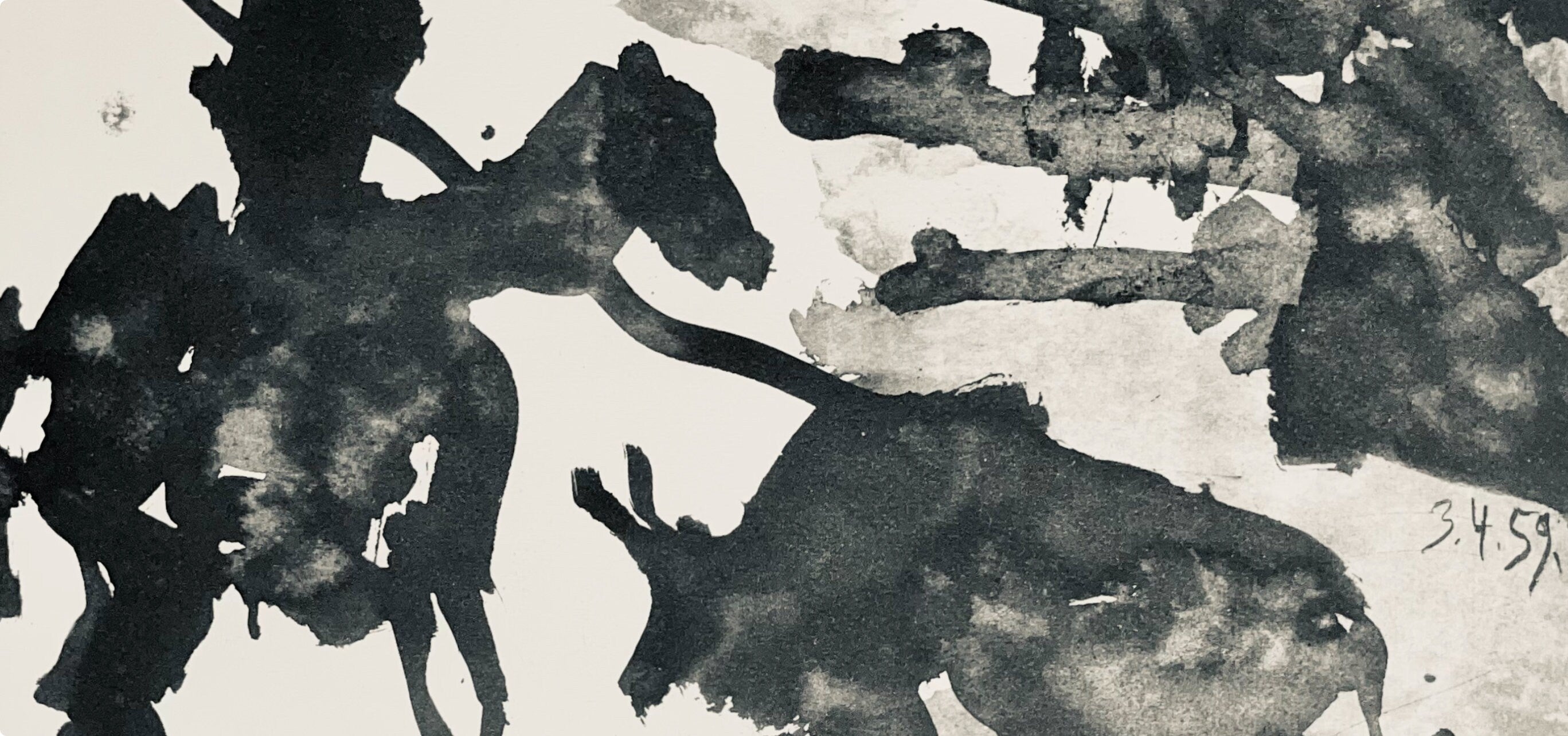 Pablo Picasso, Composition (Bloch 1276; Czwiklitzer 23), Toros y Toreros, Limited Edition Lithograph