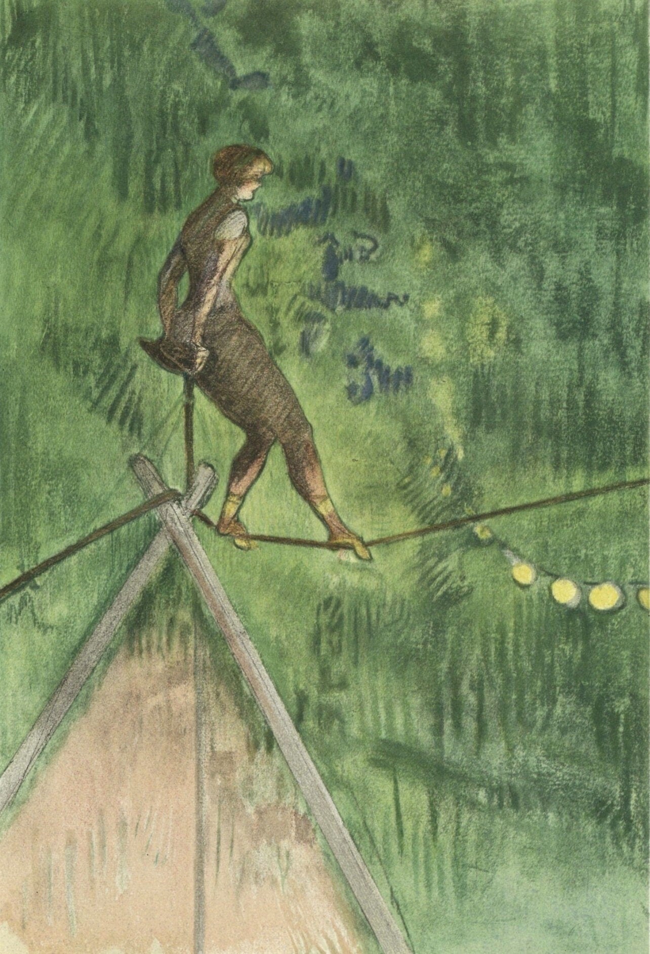 Henri de Toulouse-Lautrec, Danseuse de corde, The Circus by Toulouse-Lautrec, Limited Edition Lithograph