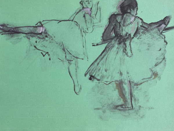 Edgar Degas, Dancer at the bar, Limited Edition Lithograph