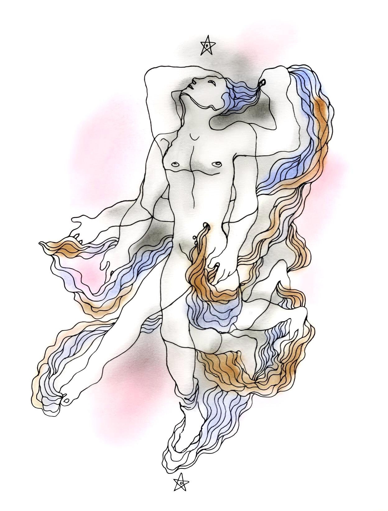 Jean Cocteau, Composition, Le Livre Blanc, Limited Edition Lithograph