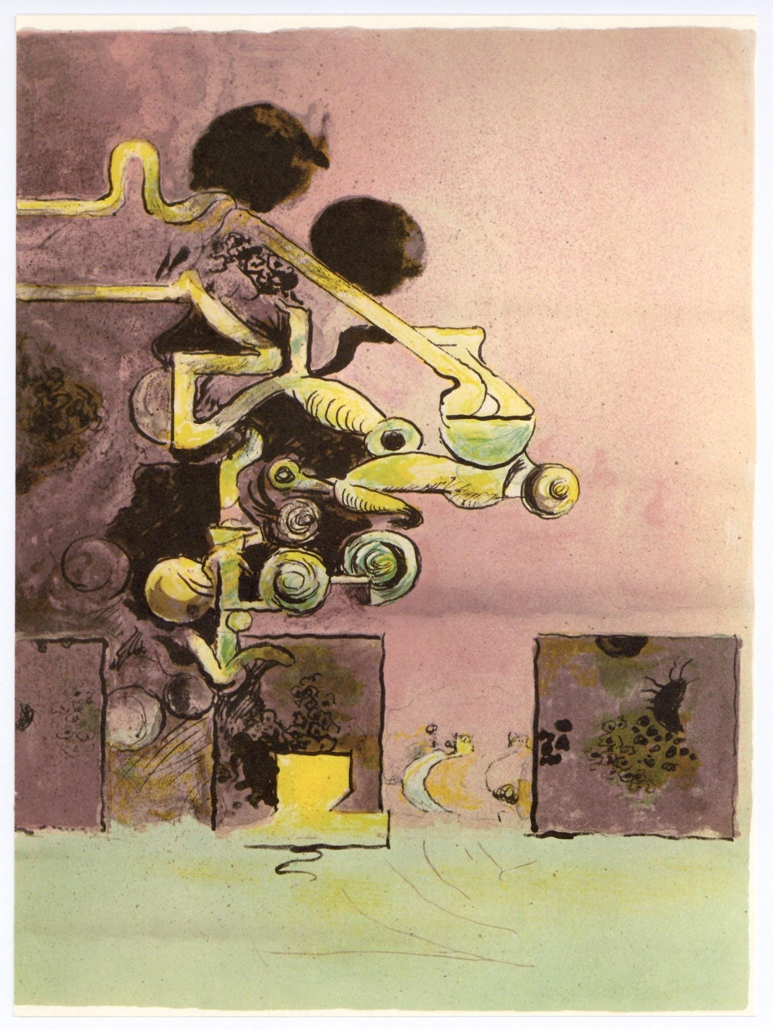 Graham Sutherland, Composition, Ediciones Polígrafa, Redfern Gallery, Limited Edition Lithograph