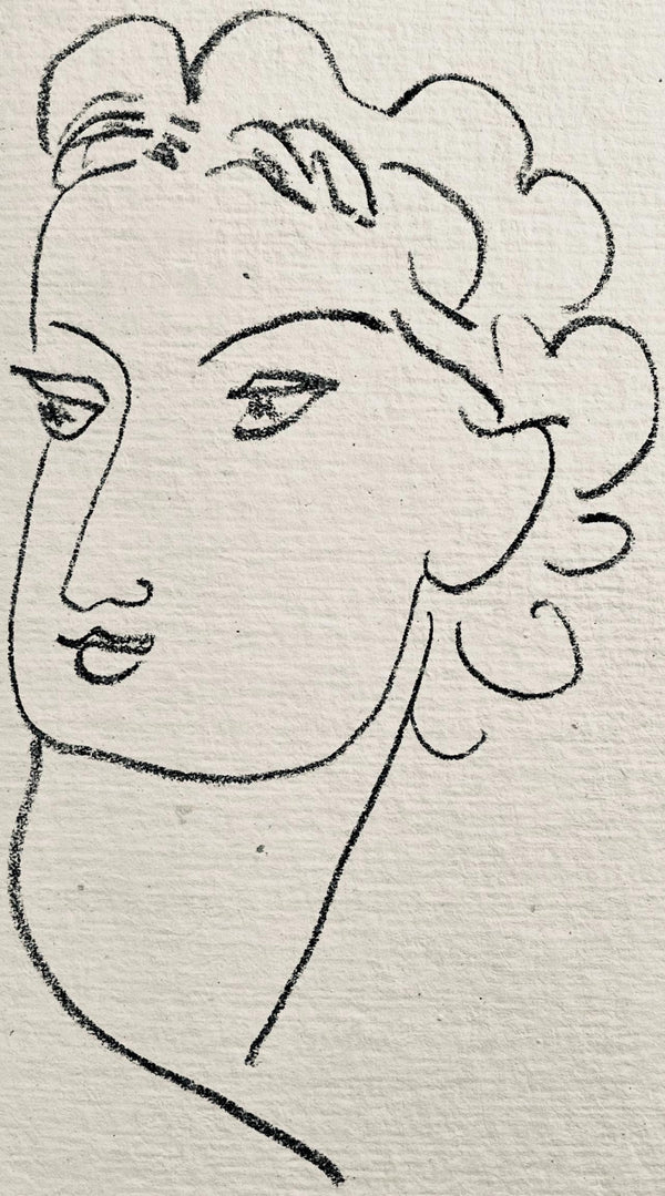 Henri Matisse, Lithographie VI (Duthuit 20), Repli, Gravures de Henri Matisse, Limited Edition Lithograph