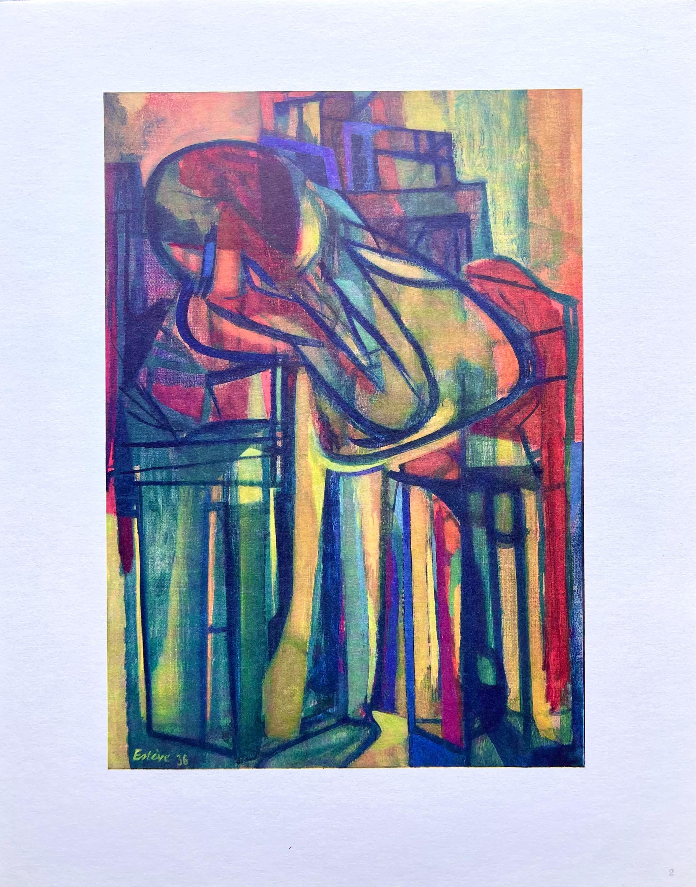 Maurice Estève, Composition, Maurice Estève, Peintres d'aujourd'hui, Limited Edition Lithograph