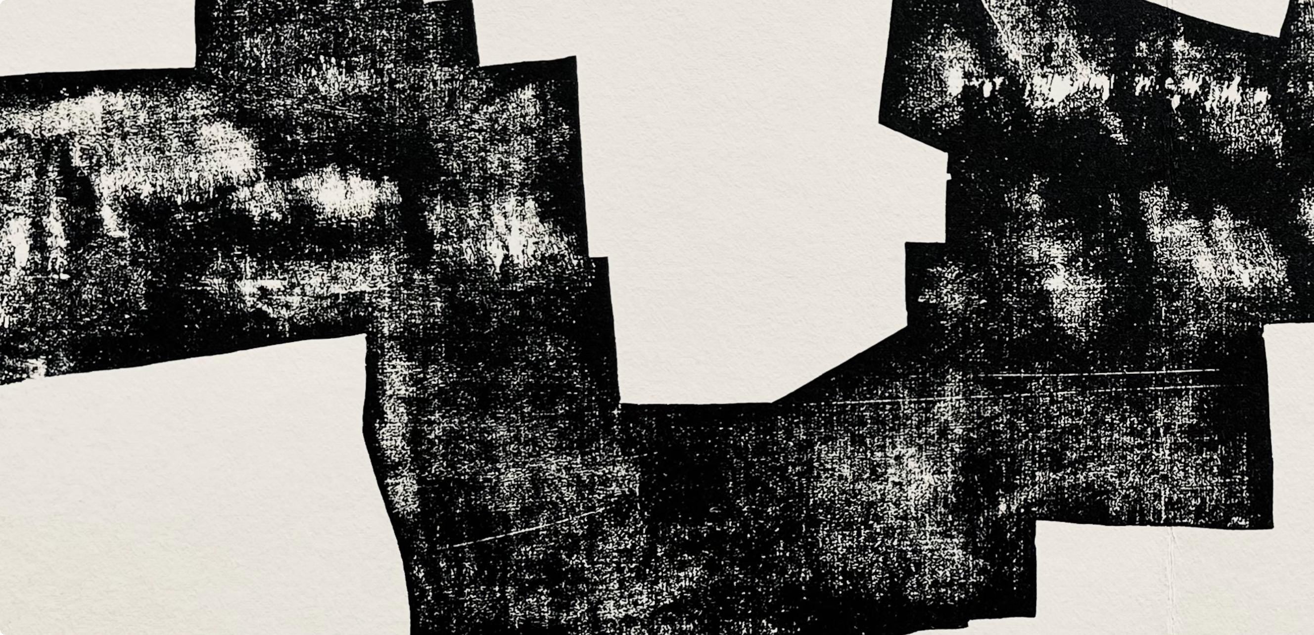 Eduardo Chillida, Composition, Derrière le miroir, Limited Edition Woodcut