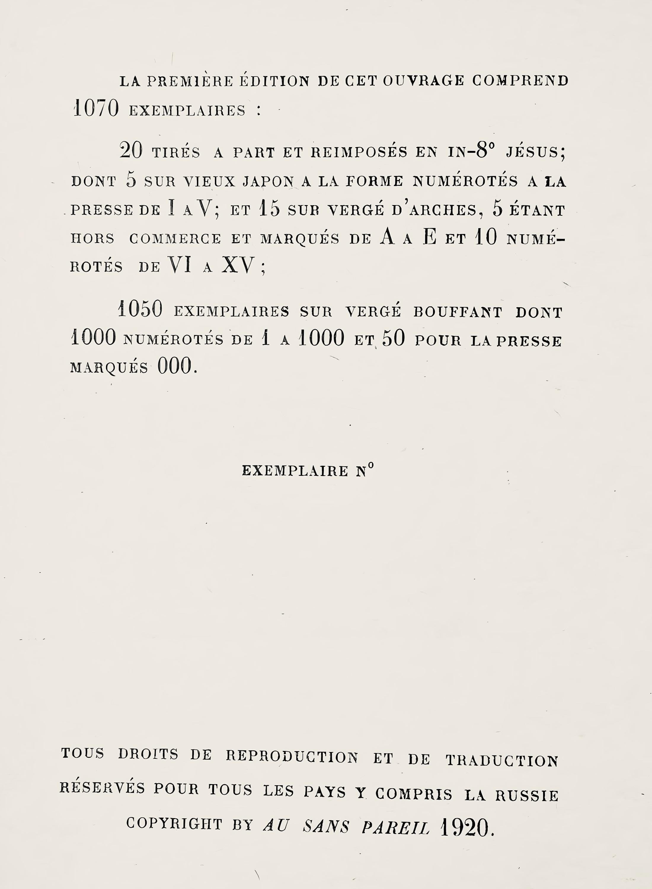 Pablo Picasso, Composition (Horodisch: No. D5; Orozco No. 17), Feu de Joie, Limited Edition Woodcut