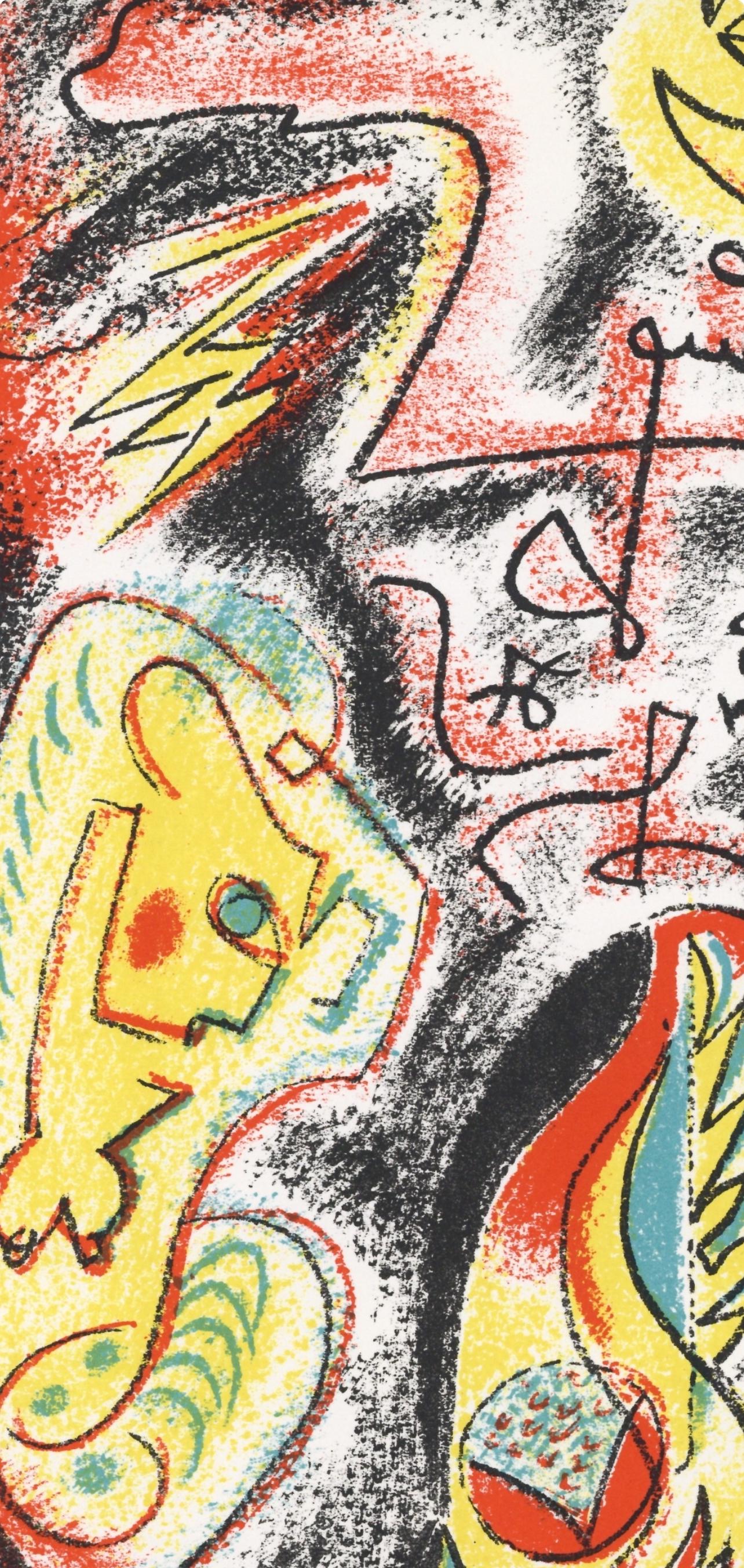 André Masson, Composition, XXe siècle, Limited Edition Lithograph