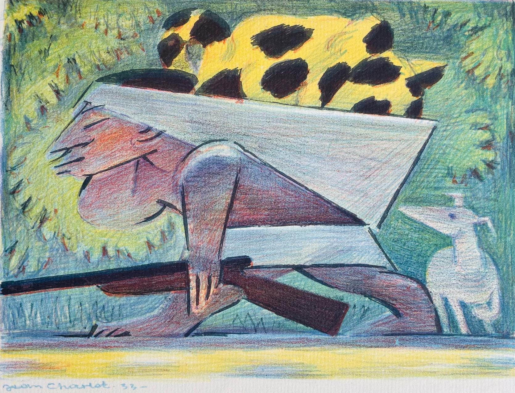 Jean Charlot, Composition, Limited Edition Lithograph