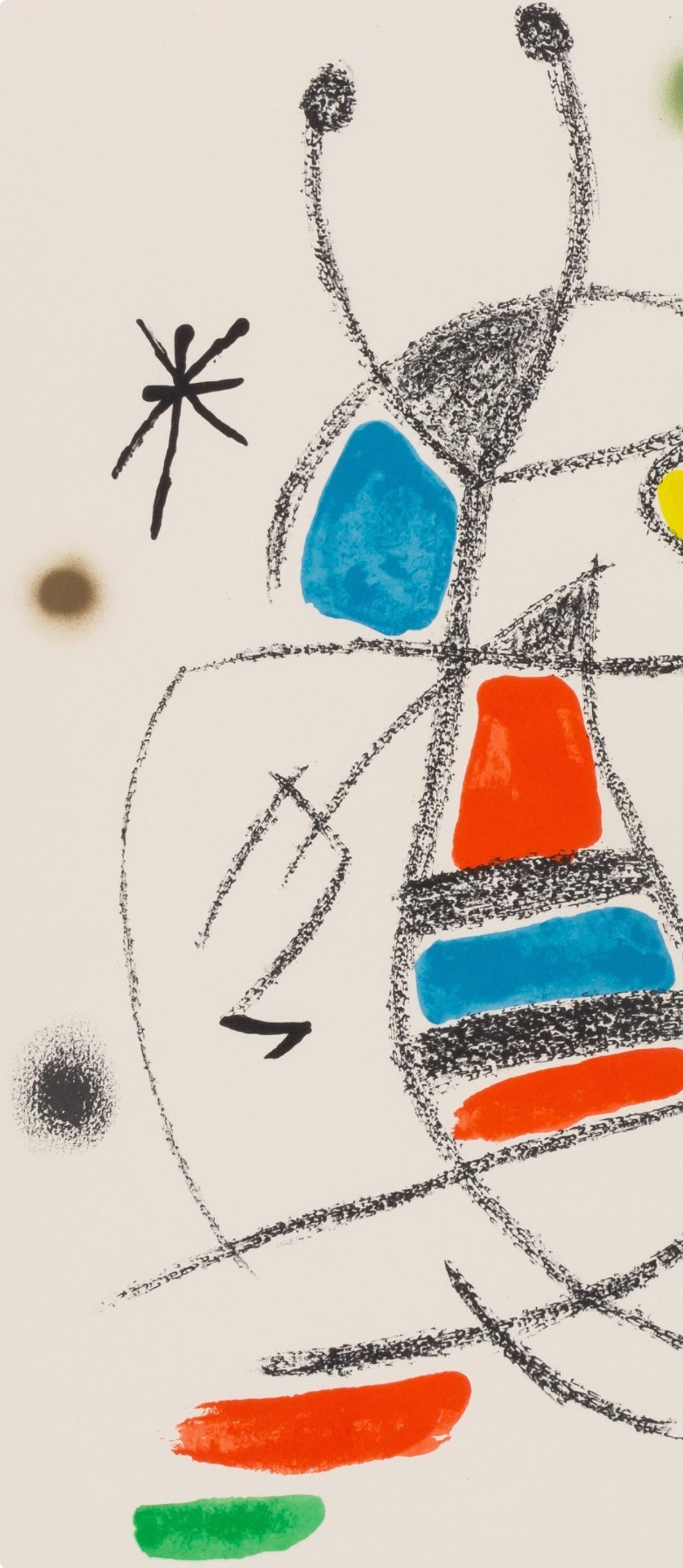 Joan Miró, Composition (Mourlot, 1051-1072), Maravillas con Variaciones acrósticas en el Jardín de Miró, Limited Edition Lithograph