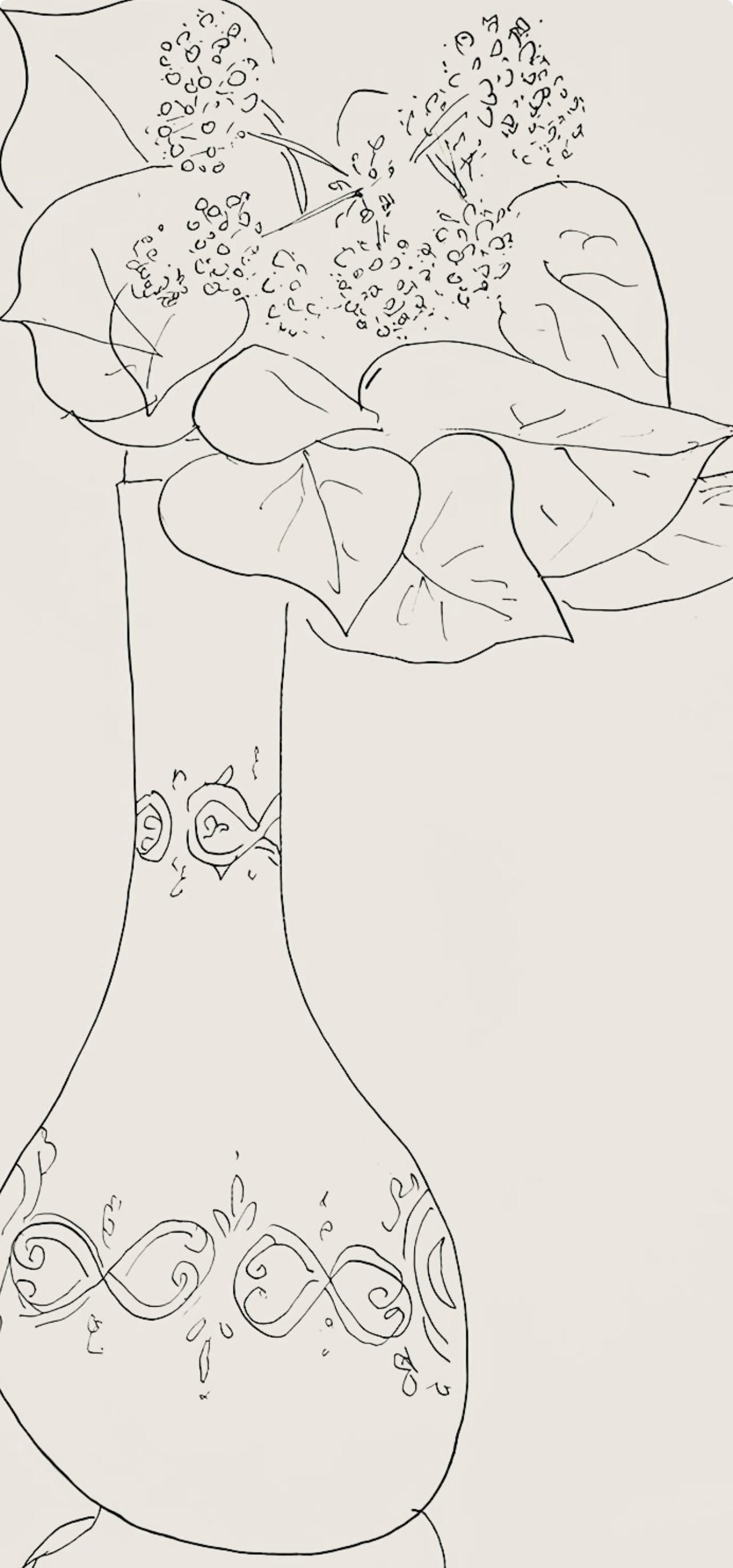 Henri Matisse, Série J, var. 1 (Duthuit 9), Henri Matisse, Dessins, Thèmes et variations, Limited Edition Lithograph
