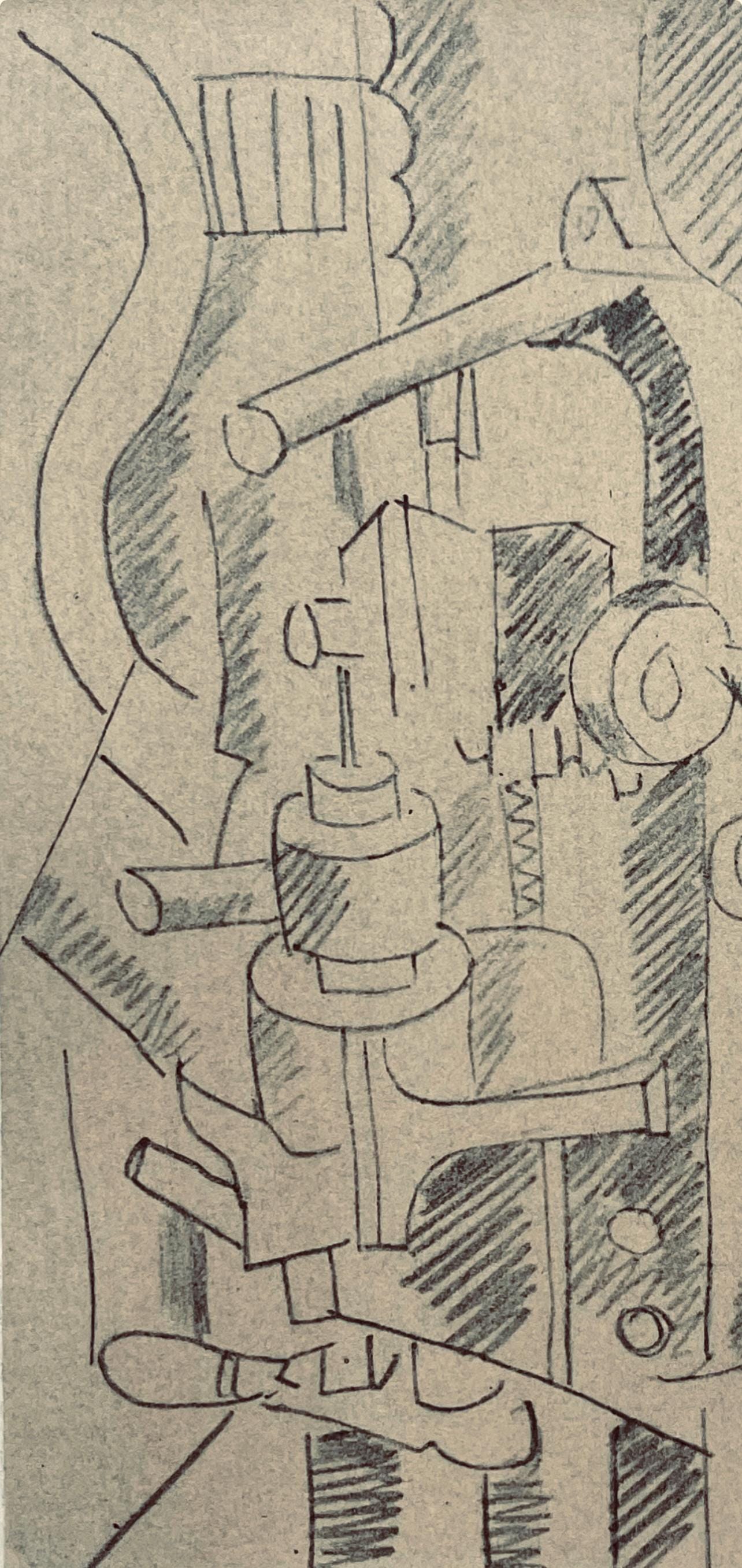 Fernand Léger, Elements Mécaniques, Fernand Léger, Dessins de Guerre, Limited Edition Lithograph