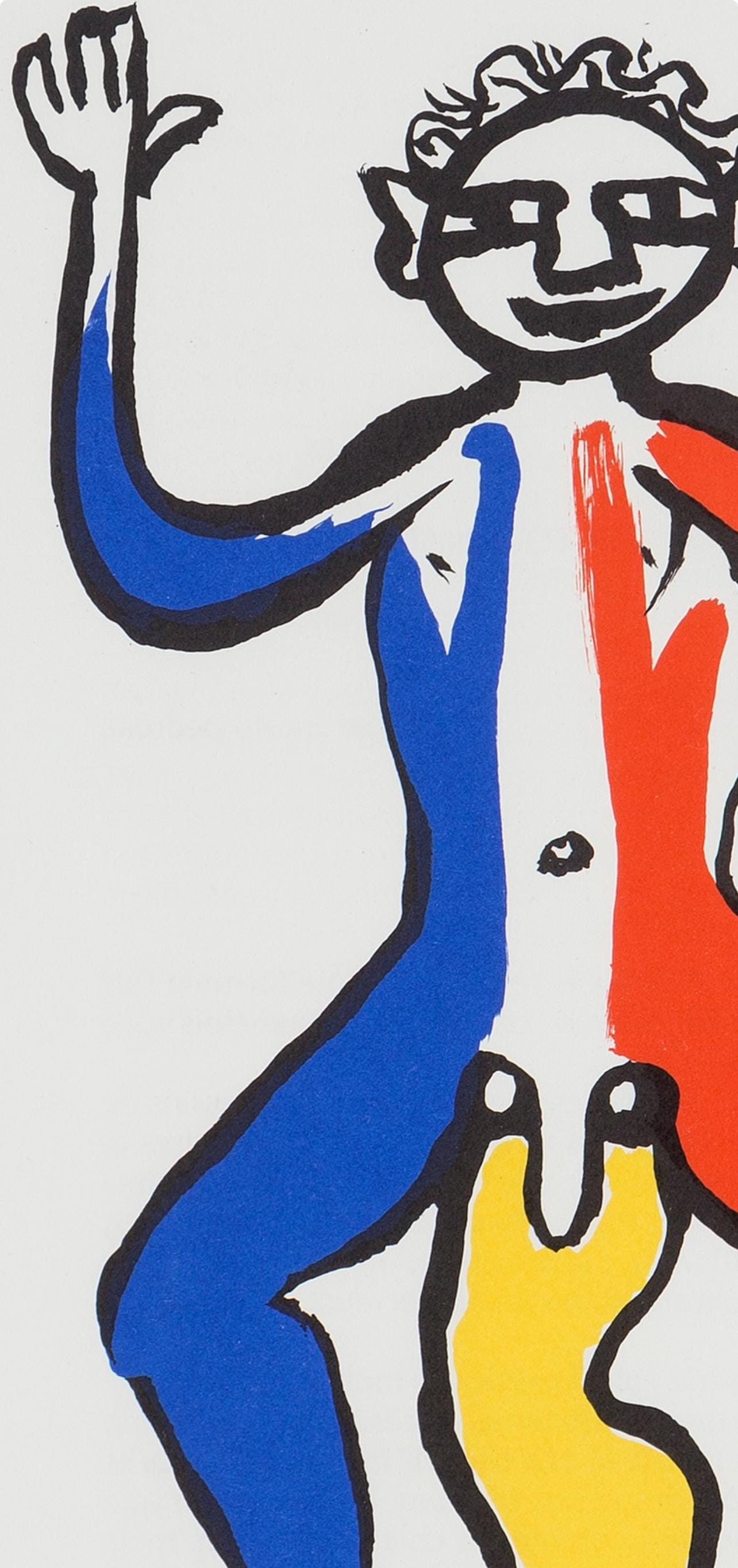 Alexander Calder, Composition, Derrière le miroir, Limited Edition Lithograph