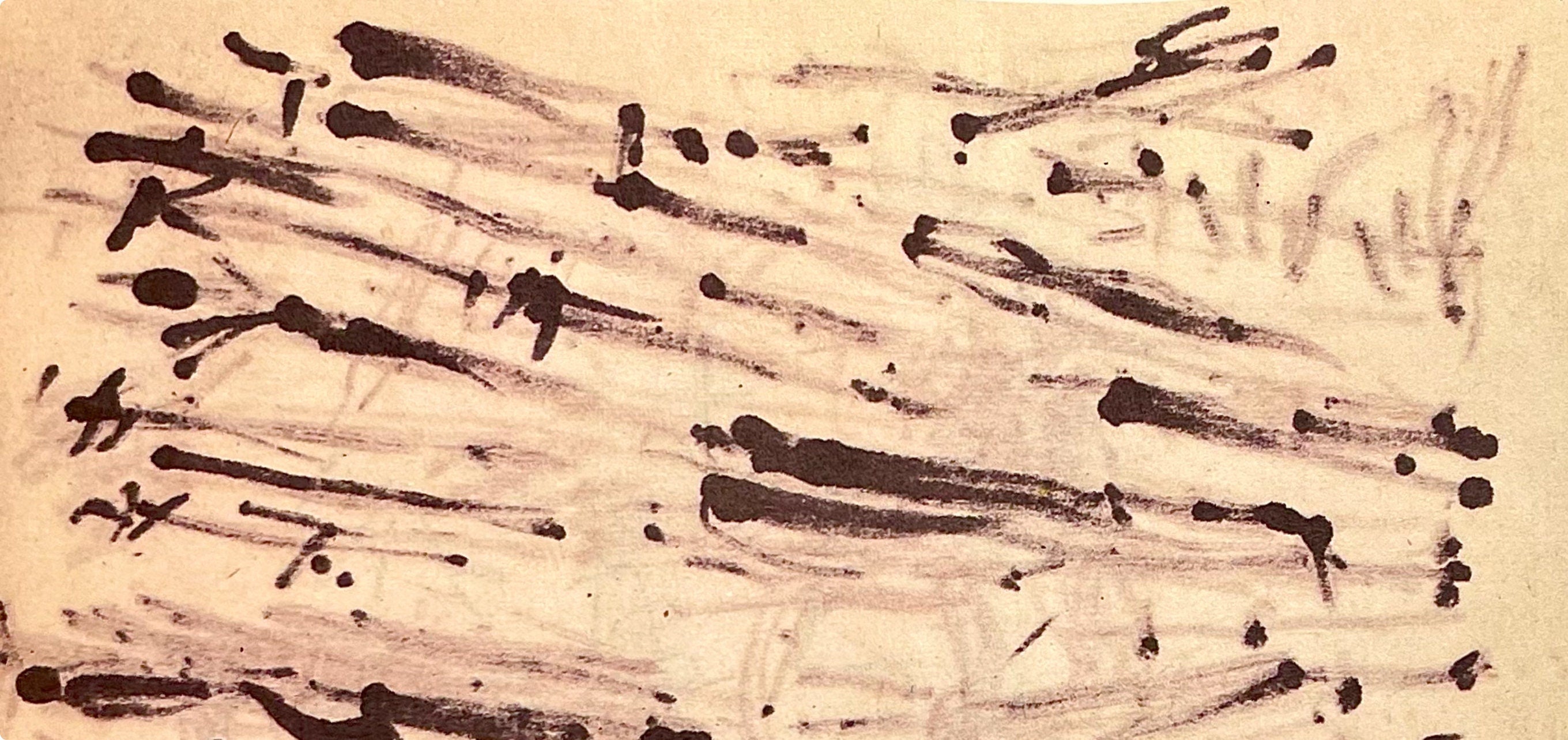 Jackson Pollock, Composition, Jackson Pollock, The Last Sketchbook, Limited Edition Lithograph