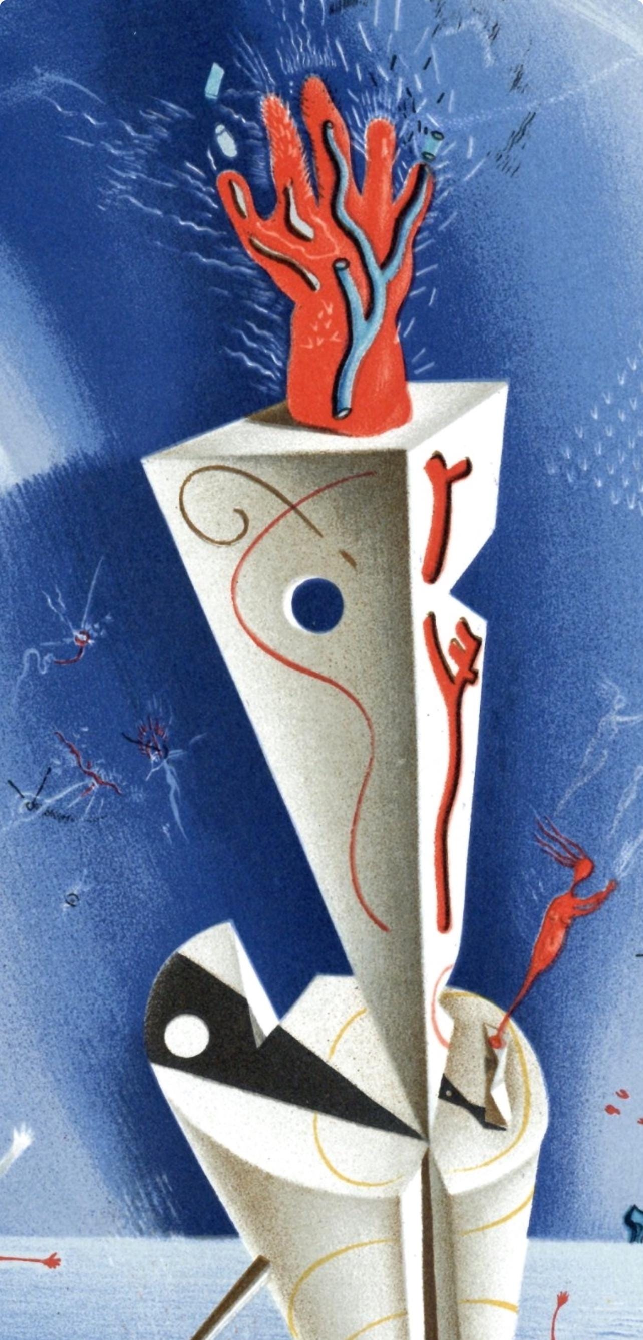 Salvador Dalí, Composition, XXe siècle, Limited Edition Lithograph