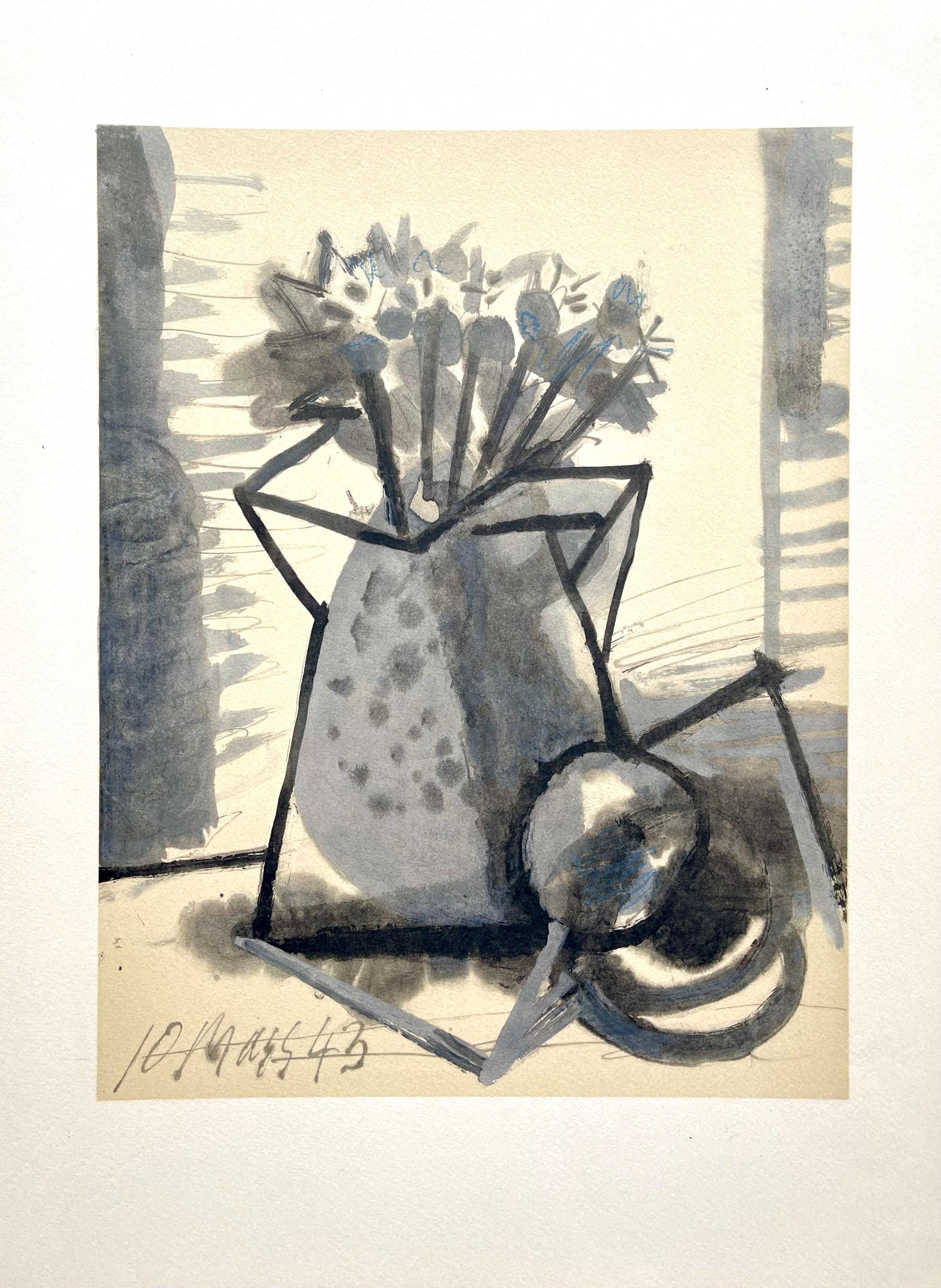Pablo Picasso, Composition (Cramer 88), Dans l'Atelier de Picasso, Limited Edition Lithograph