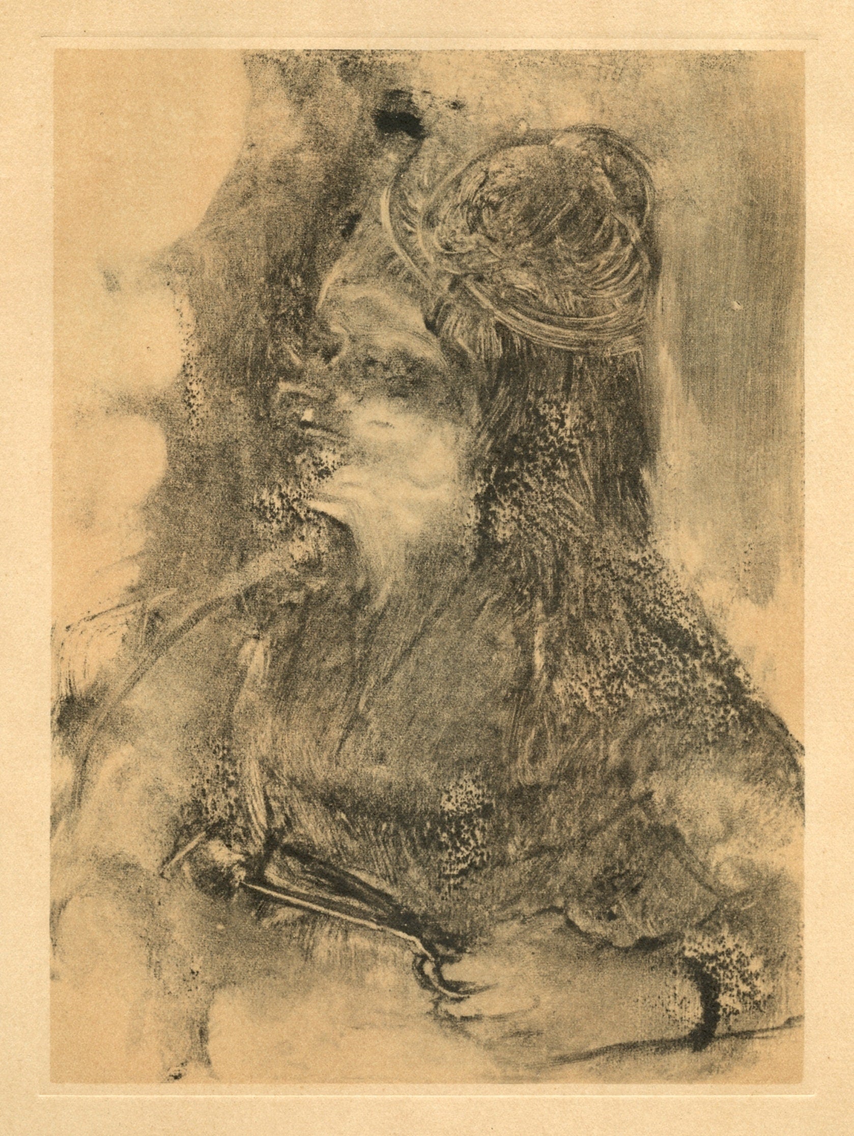 Edgar Degas, Les Ciseaux, E. Degas Monotypes, Limited Edition Monotype