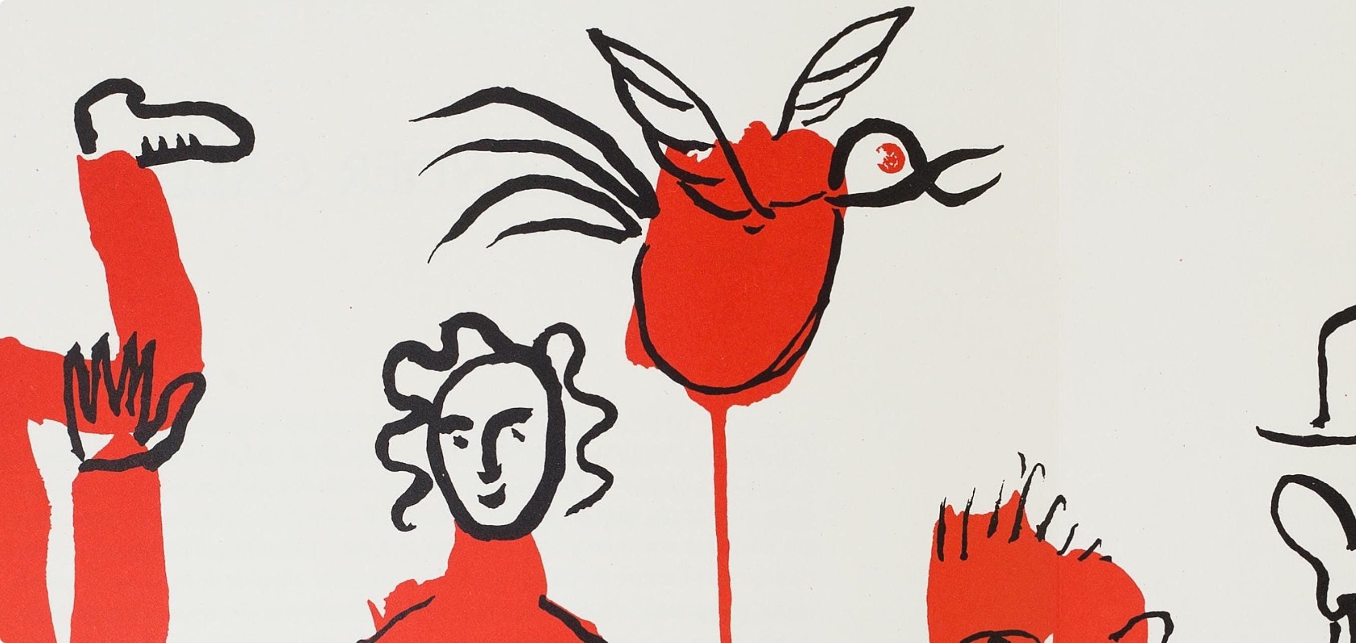 Alexander Calder, Composition, Derrière le miroir, Limited Edition Lithograph