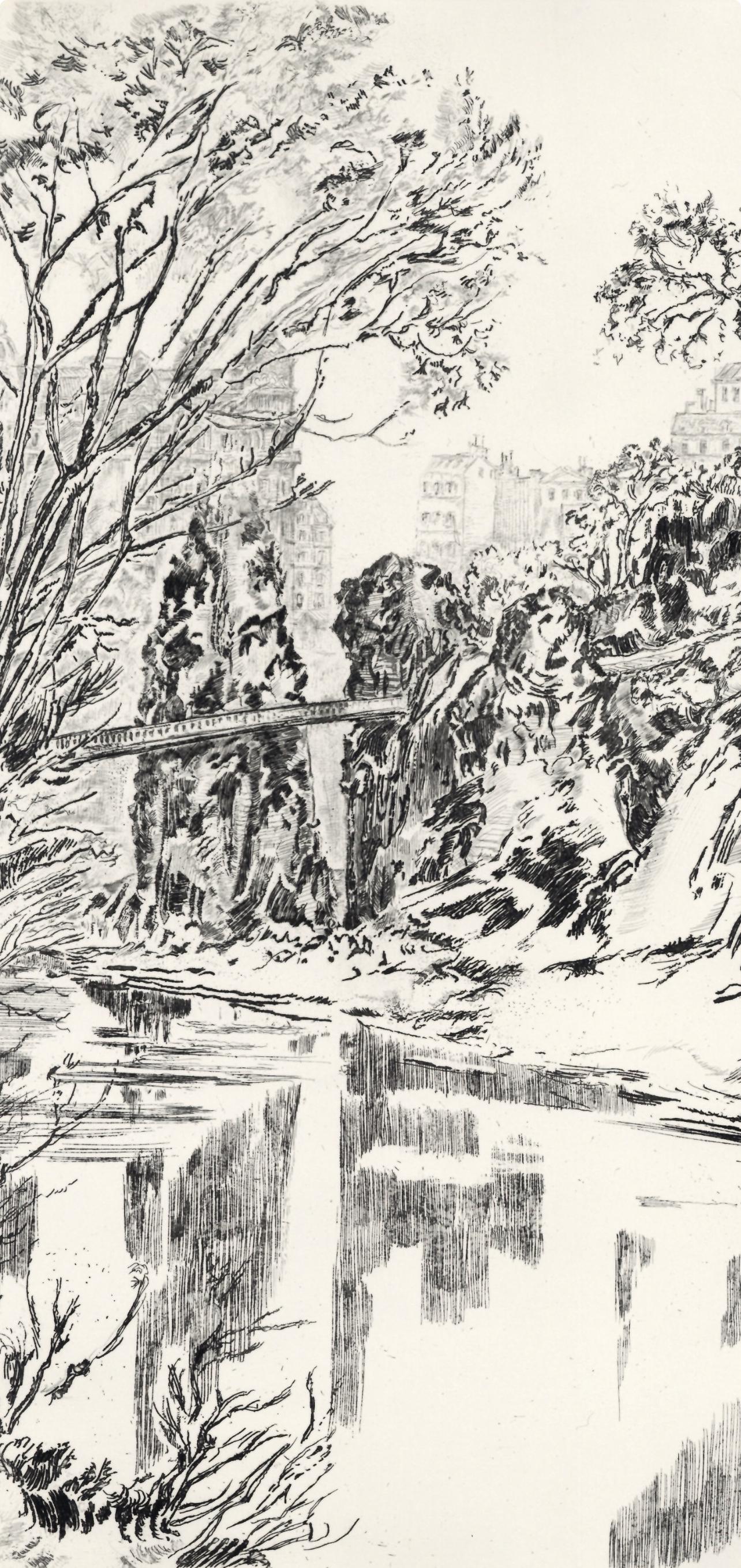 Laure Stella Bruni, Ménilmontant, A La gloire à Paris, Limited Edition Etching