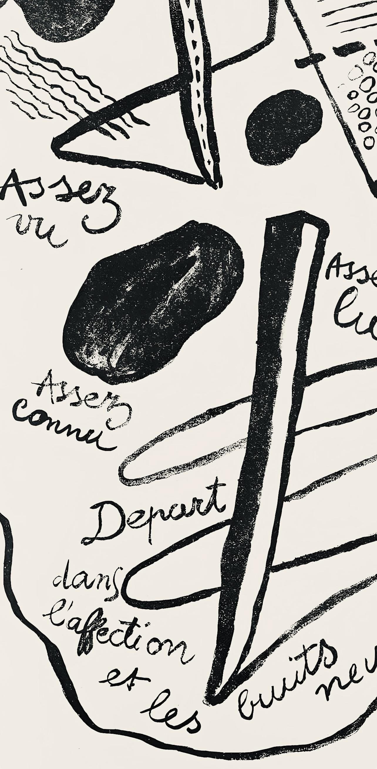 Fernand Léger, Composition (Saphire 24-38), Les Illuminations, Limited Edition Lithograph