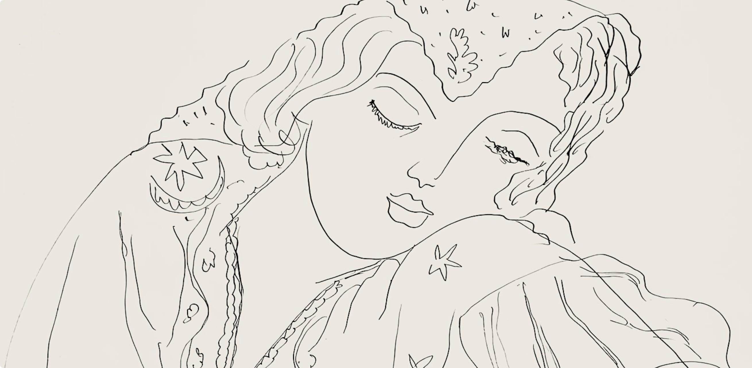 Henri Matisse, Série I, var. 8 (Duthuit 9), Henri Matisse, Dessins, Thèmes et variations, Limited Edition Lithograph