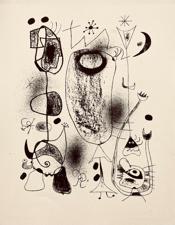 Joan Miró, Composition, The Prints of Joan Miro, Limited Edition Etching