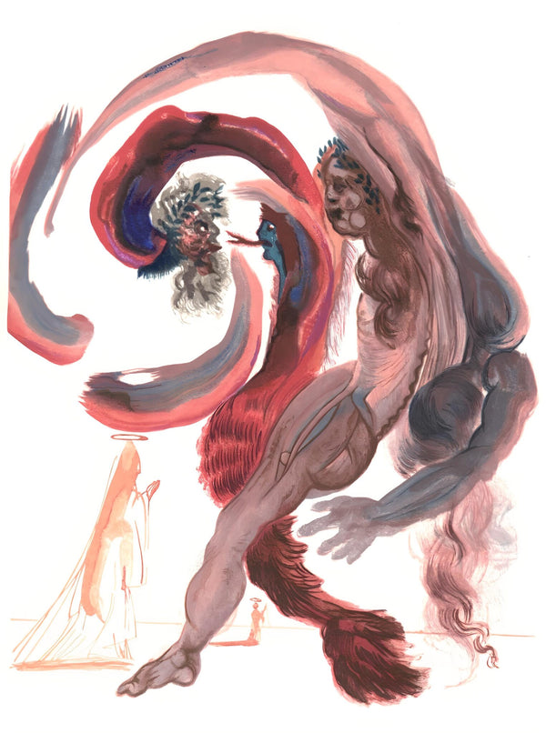 Salvador Dali, The Forth Terrace (Michler/Löpsinger 1039-1138; Field 189-200), La Divine Comédie, Limited Edition Woodcut