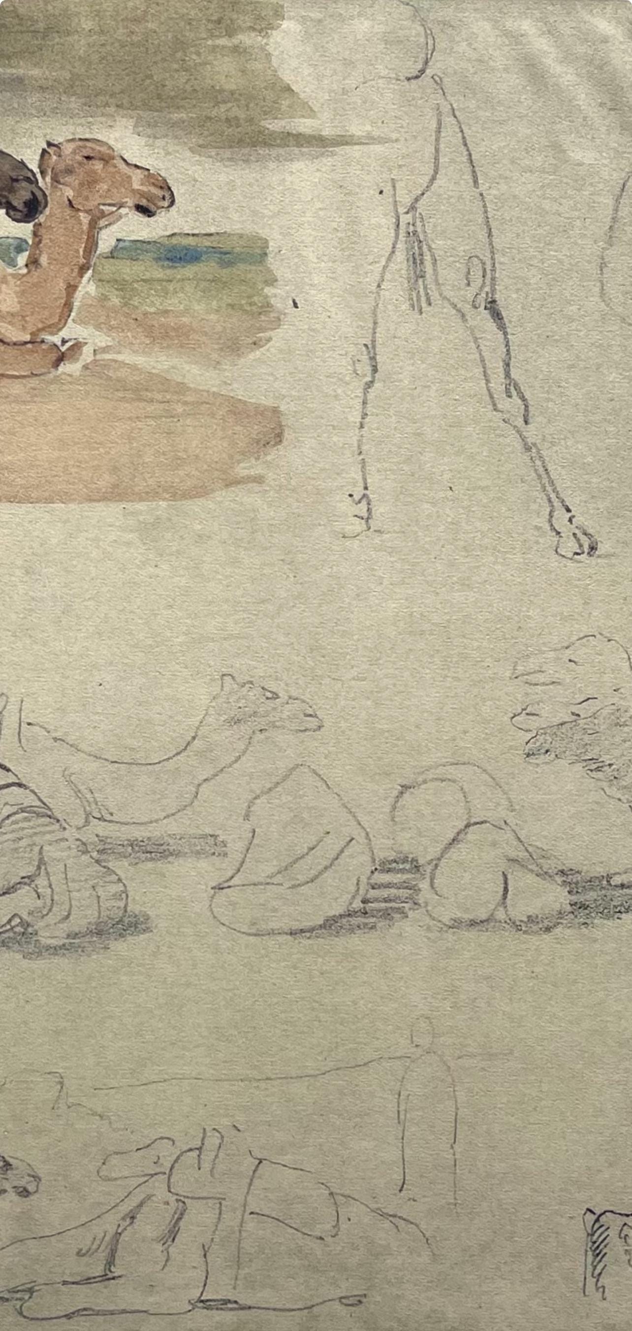 Eugène Delacroix, Composition, Trente et un Dessins et Aquarelles du Maroc, Limited Edition Lithograph