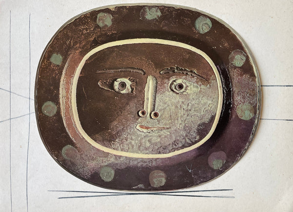 Pablo Picasso, étude pour la céramique, Céramiques de Picasso (Orozco 105), Limited Edition Lithograph and Collotype