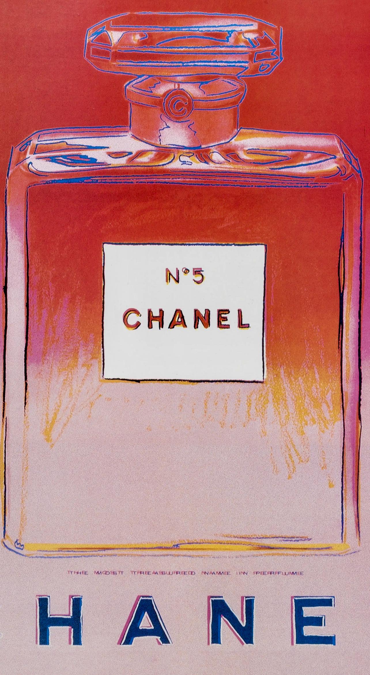 Andy Warhol, Chanel No. 5, Official Edition Chanel Ltd. Advertising Campaign Lithograph, 1997