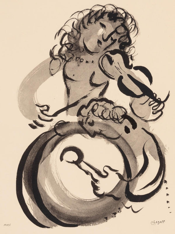 Marc Chagall, Composition, Couleur amour, Limited Edition Lithograph