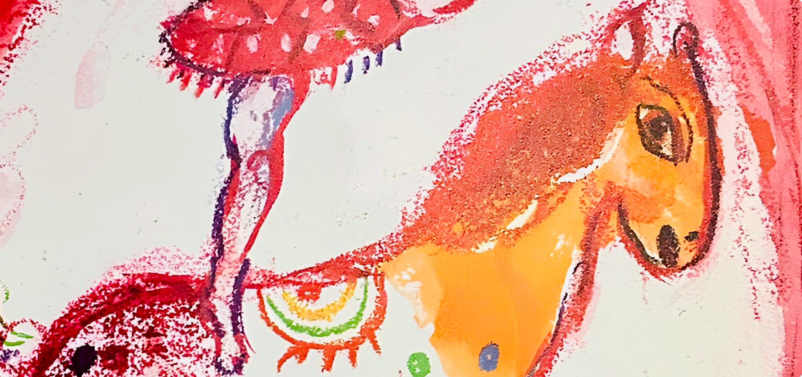 Marc Chagall, Composition, Le Cirque D'Izis,  avec quatre compositions originales de Marc Chagall, Limited Edition Lithograph