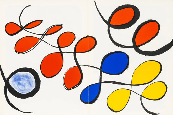 Alexander Calder, Composition, Derrière le miroir, Limited Edition Lithograph