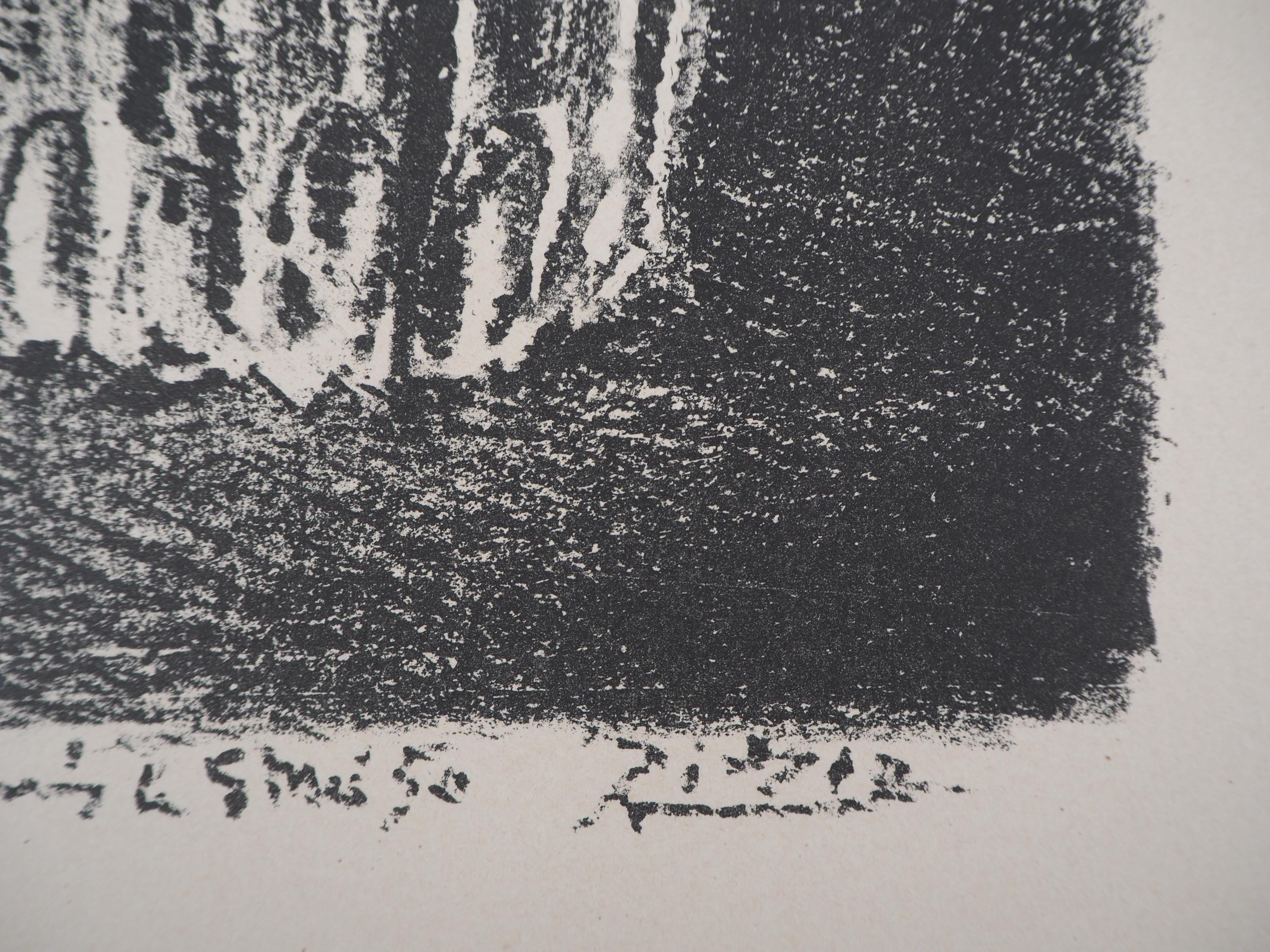 Pablo Picasso, Composition (Cramer 58; Mourlot 189), Une visite a Vallauris, Limited Edition Lithograph