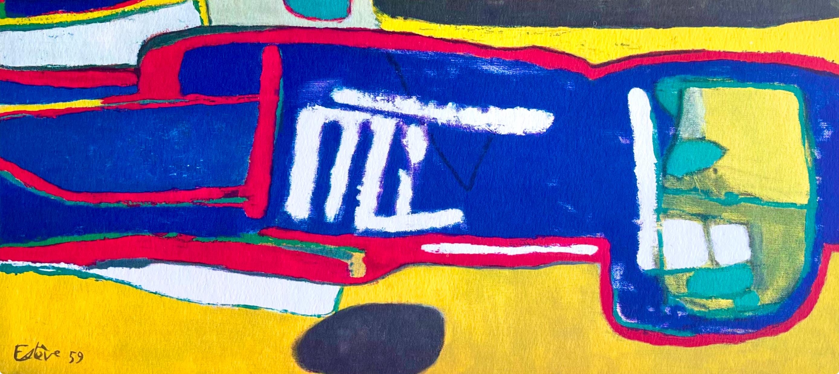 Maurice Estève, Composition, Maurice Estève, Peintres d'aujourd'hui, Limited Edition Lithograph