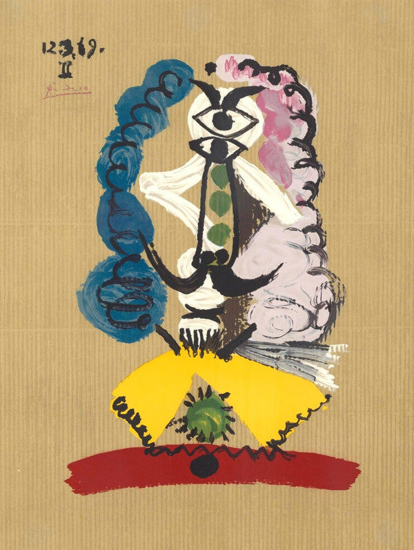 Pablo Picasso, Composition (Orozco 207-261), Vingt-Neuf Portraits Imaginaires, Limited Edition Lithograph