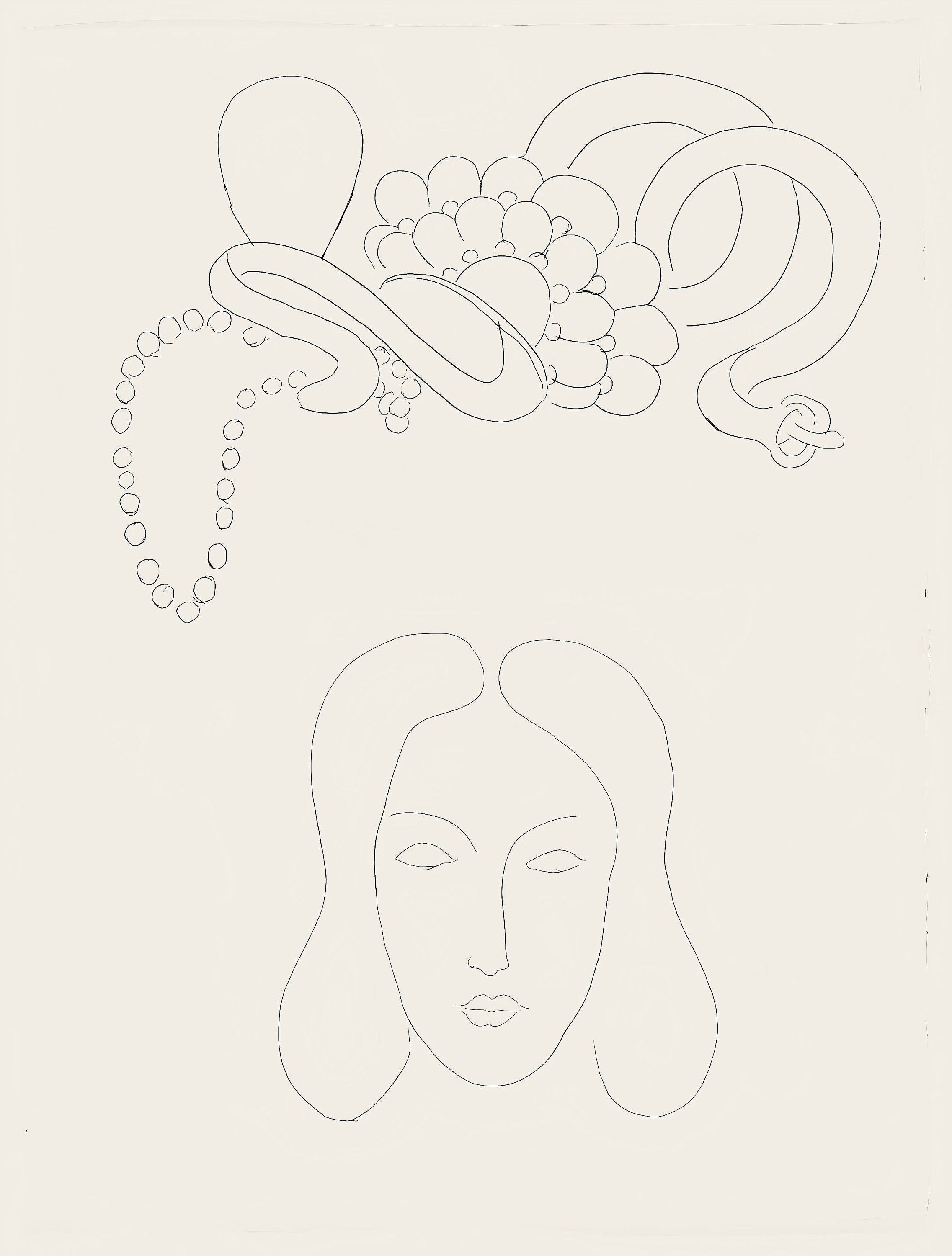 Henri Matisse, Composition, Poésies, Limited Edition Lithograph