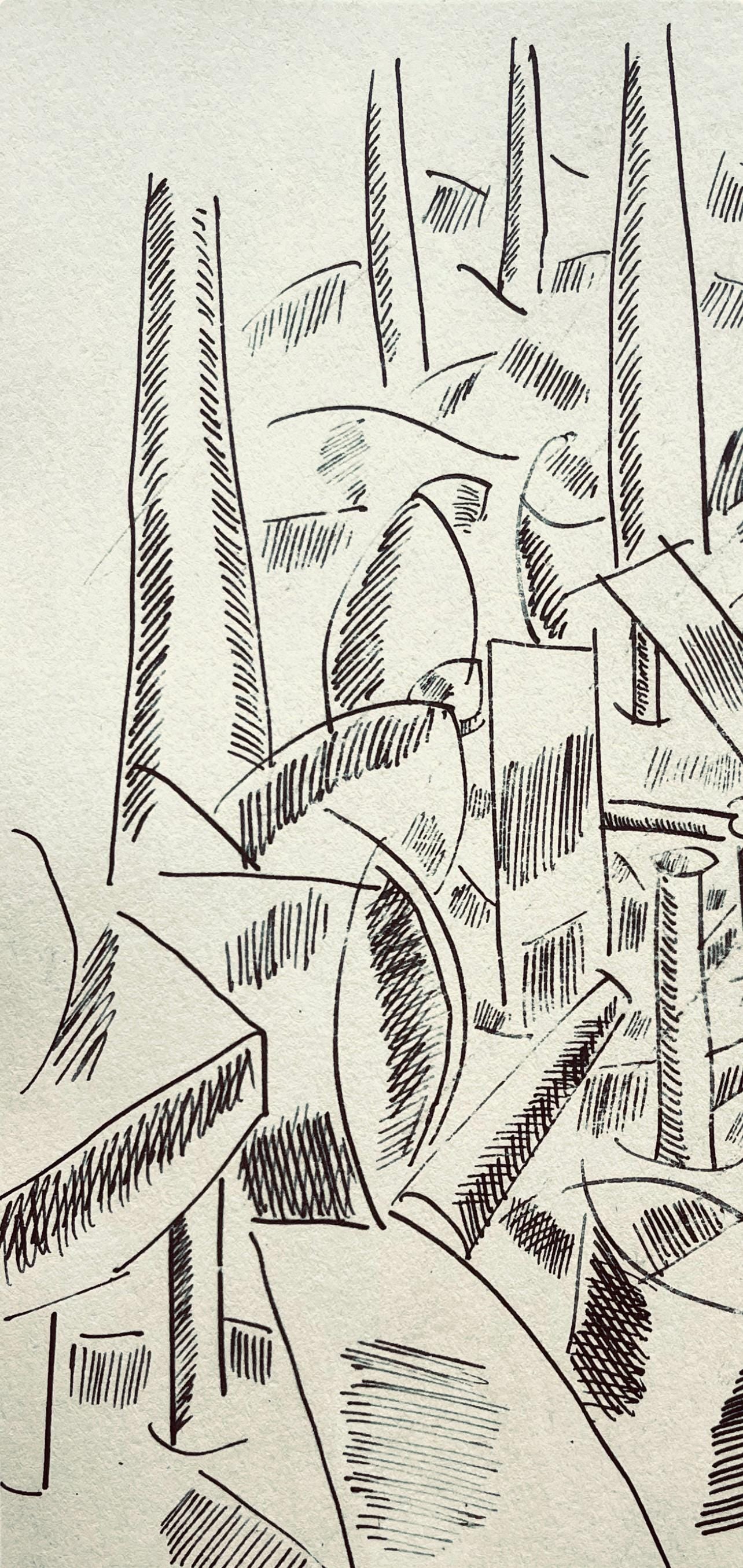 Fernand Léger, Le Sapeur, Fernand Léger, Dessins de Guerre, Limited Edition Lithograph
