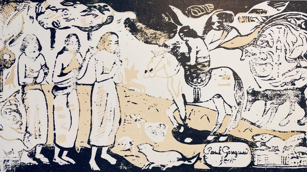Paul Gauguin, Change of Residence (Changement de résidence), Limited Edition Woodcut