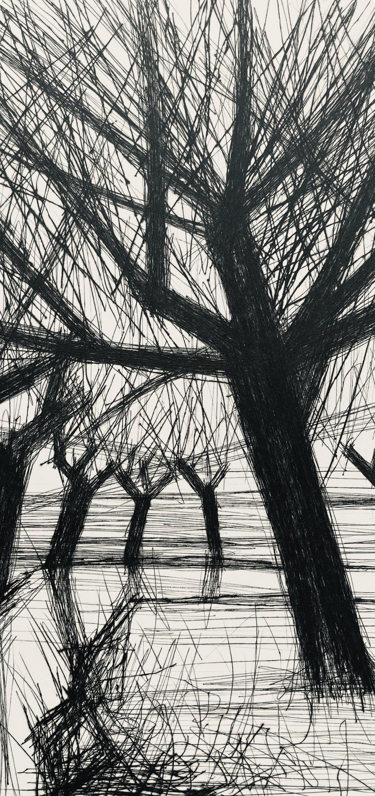 Bernard Buffet, Composition (Reinz 208-222), Voyages Fantastiques, Limited Edition Etching