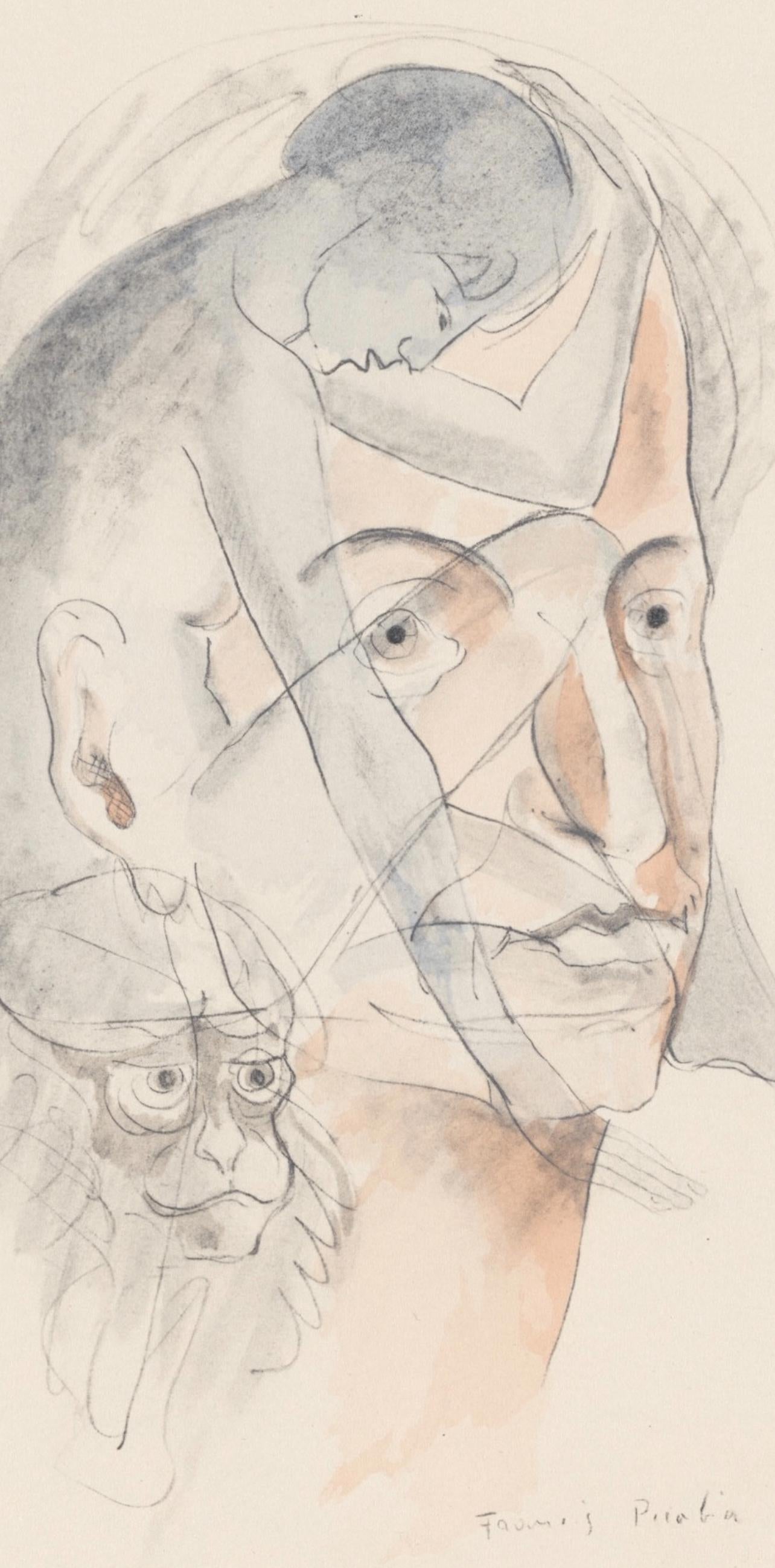 Francis Picabia, Composition, Le Peseur d'âmes (The Weigher of Souls), Limited Edition Lithograph