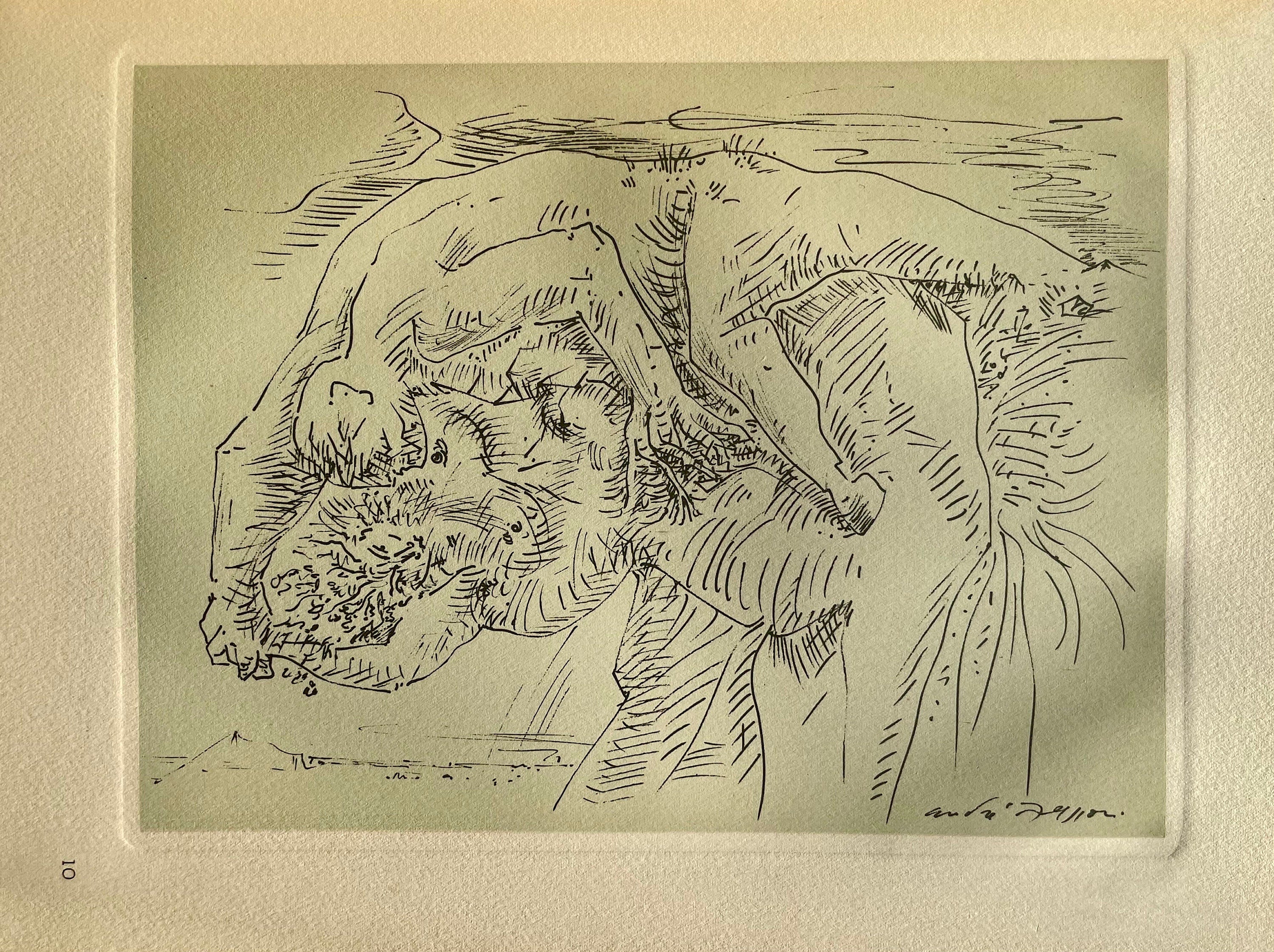 André Masson, Idylle, Masson Dessins, Limited Edition Lithograph