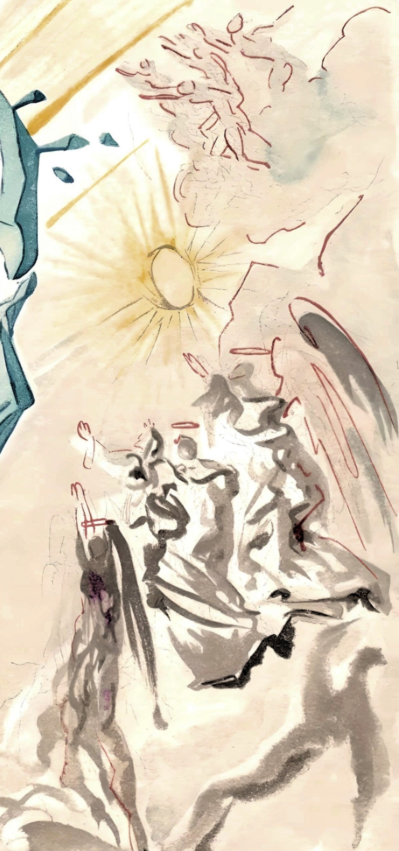Salvador Dali, The Apotheosis of the Virgin Mary (Michler/Löpsinger 1039-1138; Field 189-200), La Divine Comédie, Limited Edition Woodcut