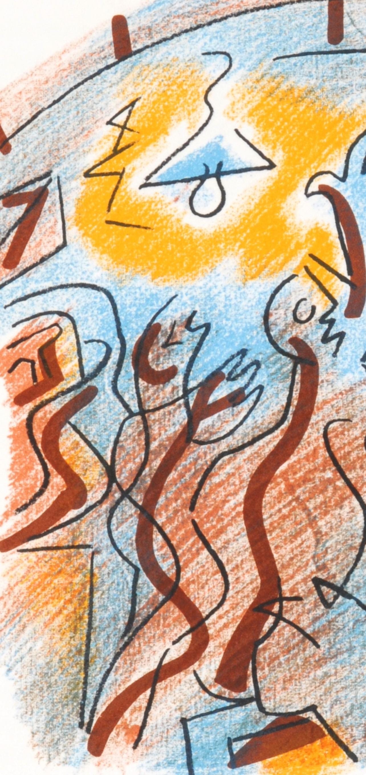 André Masson, Composition (Cramer 97), Une Étoile de Craie, Limited Edition Lithograph