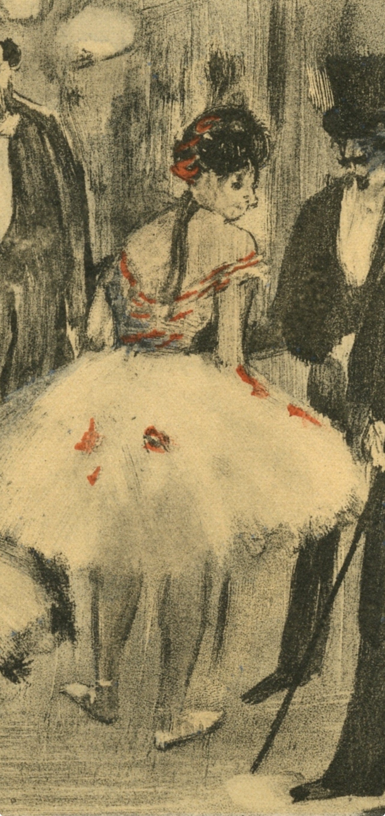 Edgar Degas, Famille Cardinal, E. Degas Monotypes, Limited Edition Monotype