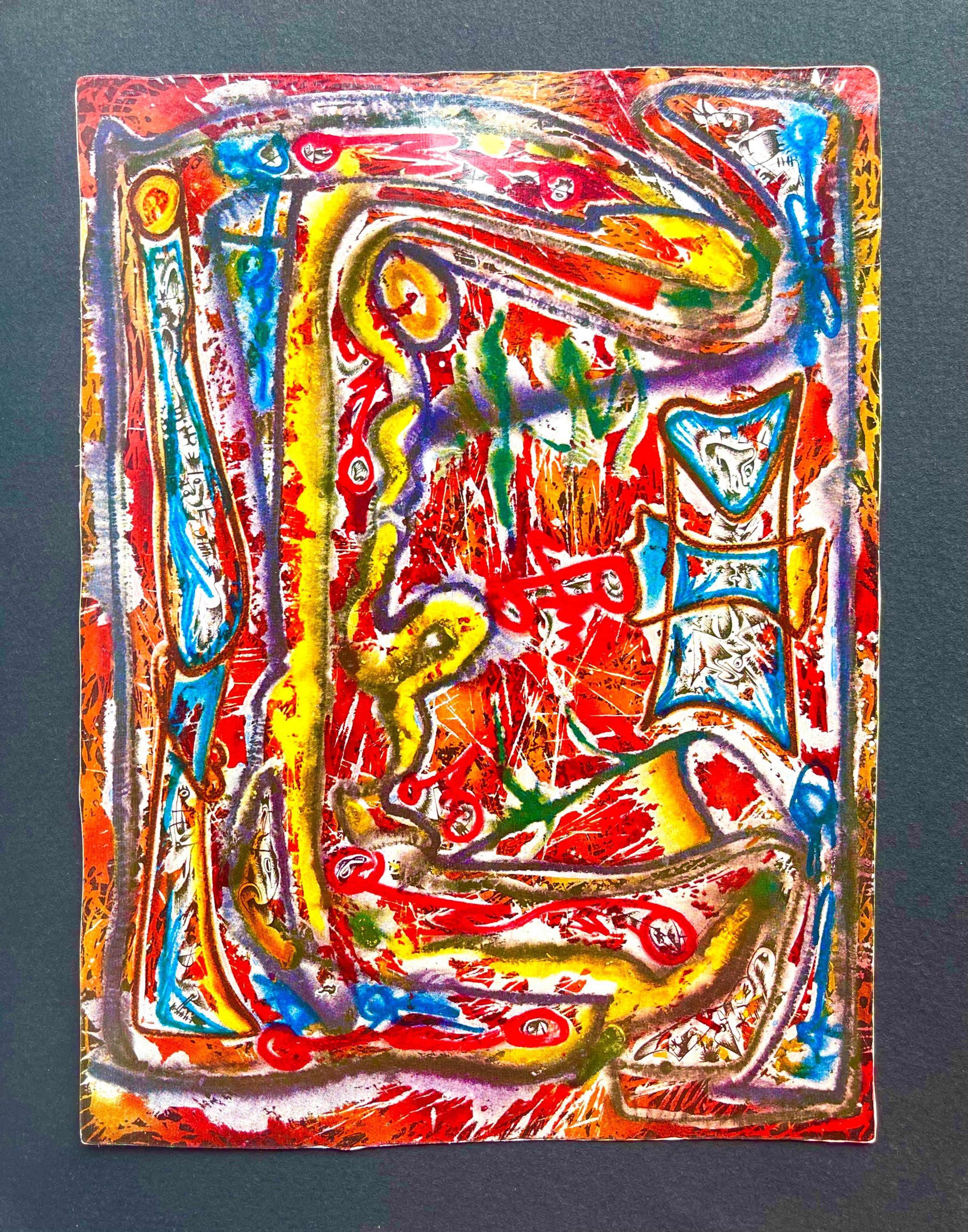 Alfonso Ossorio, Composition, Peintures initiatiques d'Alfonso Ossorio, Limited Edition Lithograph