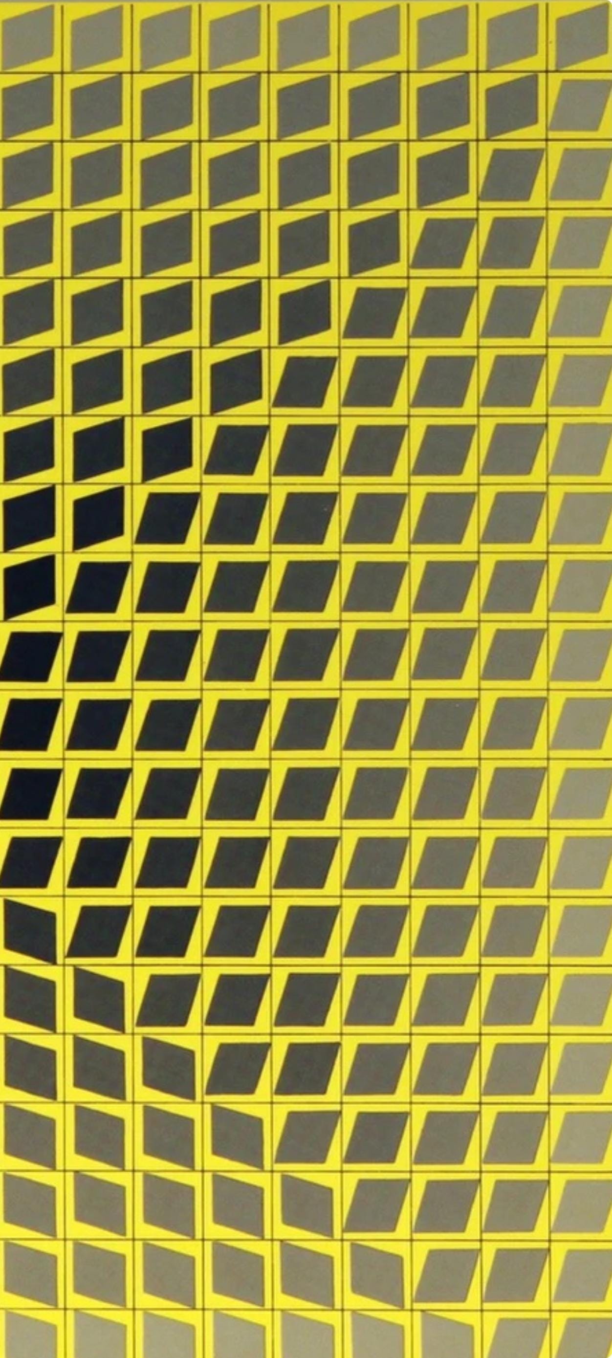 Victor Vasarely, Composition, CTA 102, Limited Edition Héliogravure