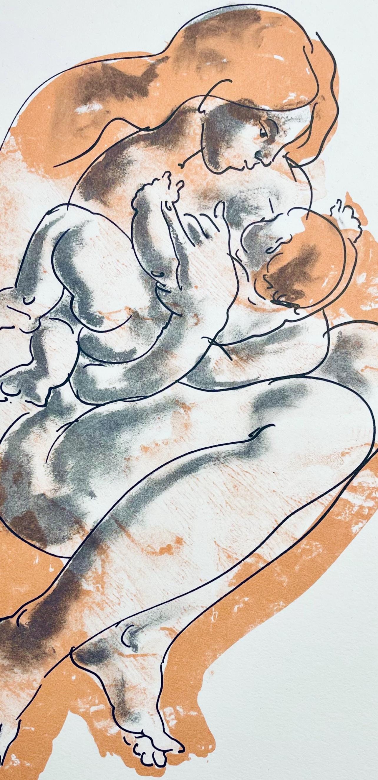 Hans Erni, Composition, Réflexions Simples Sur Le Corps, Limited Edition Lithograph