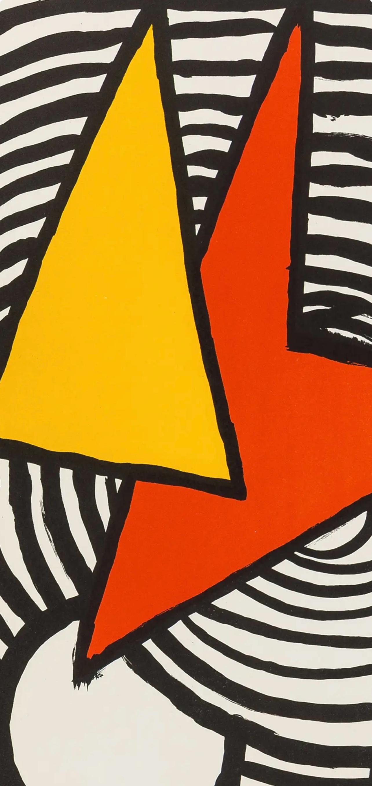 Alexander Calder, Composition, Derrière le miroir, Limited Edition Lithograph