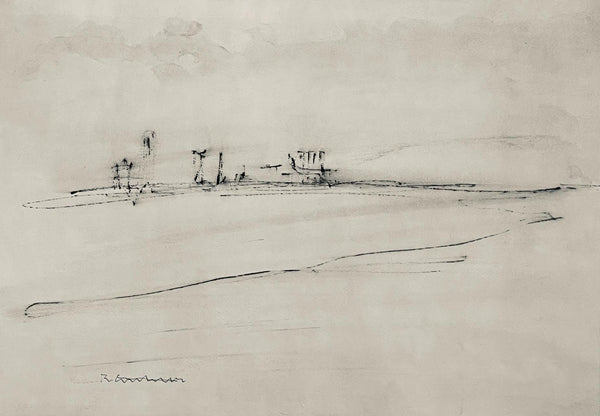 Abraham Rattner, Approaching New York, Limited Edition Lithograph